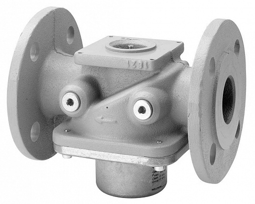 VGF10.504P арт: Газовый клапан, DN50, 47,4 м³ / ч, 4xRp¼ &quot;, контурный диск, без регулирования расхода газа