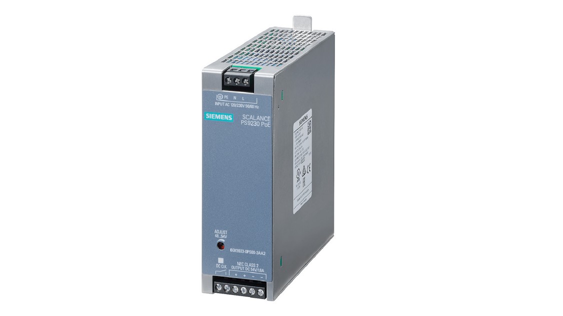 Schrägansicht einer Power Supply für SCALANCE X-400