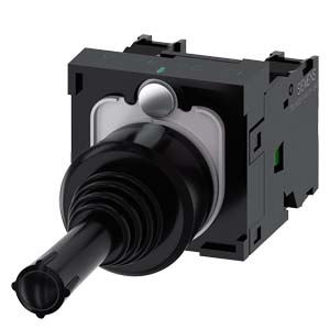 Actuators and indicators, 22 mm, round, plastic, black Siemens 3SU1100-7AA10-1NA0-Z Y19