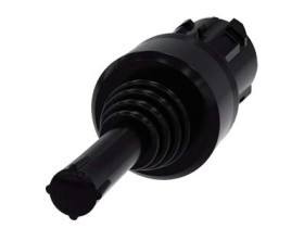 Actuators and indicators, 22 mm, round, plastic, black Siemens 3SU1000-7AA10-0AA0-Z Y10