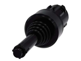 Actuators and indicators, 22 mm, round, plastic, black Siemens 3SU1000-7BA10-0AA0