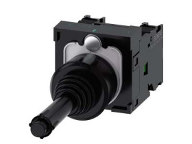 Actuators and indicators, 22 mm, round, plastic, black Siemens 3SU1100-7BA10-1NA0