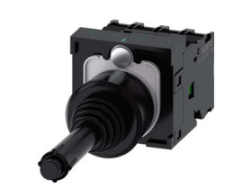 Actuators and indicators, 22 mm, round, plastic, black Siemens 3SU1100-7BE10-1QA0
