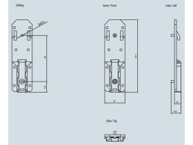 DIN rail mounting adapter Siemens 6GK5798-8MF00-0AA1